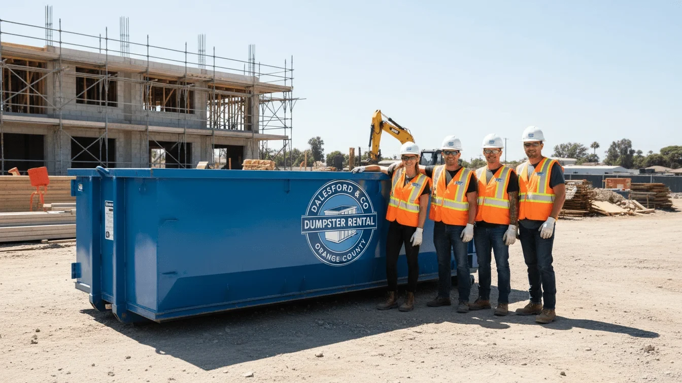 Construction Dumpster Rental in Orange, CA
