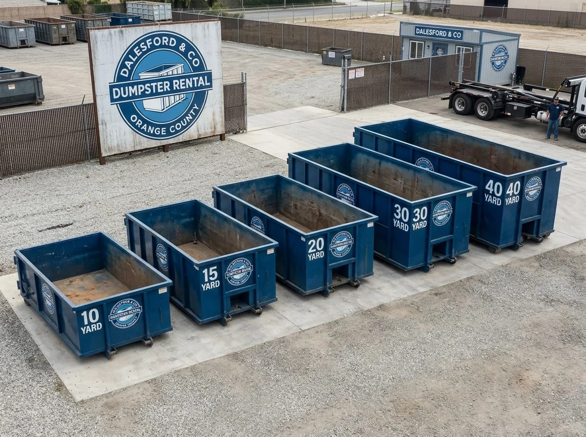 Roll-Off Dumpster Rental in Orange, CA