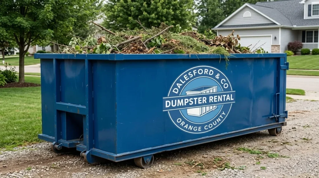 Yard Waste Dumpster Rental Orange County-img