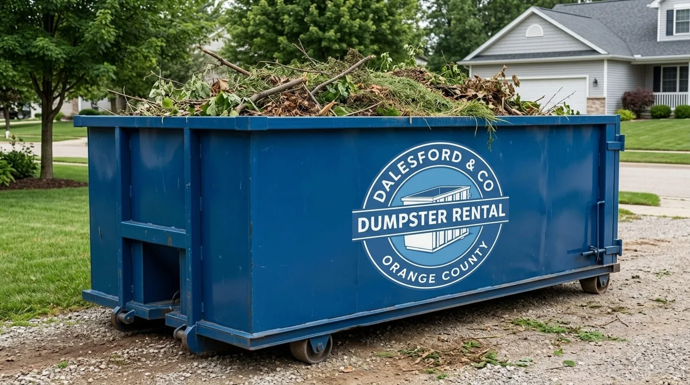 Yard Waste Dumpster Rental Orange County-img
